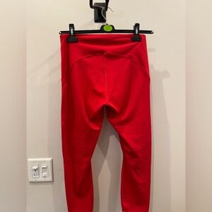 Lululemon High Rise Instill Leggings, 25” (Red, 10)